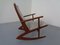 Danish Teak Rocking Chair by Holger Georg Jensen for Tønder Møbelværk, 1950s, Image 5