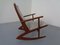 Rocking Chair en Teck par Holger Georg Jensen pour Tønder Møbelværk, Danemark, 1950s 5