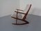 Danish Teak Rocking Chair by Holger Georg Jensen for Tønder Møbelværk, 1950s, Image 4