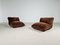 Gena Lounge Chairs by Claudio Vagnoni for 1P Italy, 1960s, Set of 2, Image 3