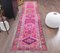 Tapis de Couloir Oushak Vintage en Laine Nouée à la Main, Turquie 1