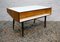 Modernist Free-Standing Desk with a Glass Top, 1960s, Image 3