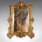 Small Antique Victorian Decorative Wall Mirror in Gilt Metal, Italy, 1900s 1