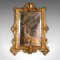 Small Antique Victorian Decorative Wall Mirror in Gilt Metal, Italy, 1900s, Image 1