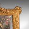 Small Antique Victorian Decorative Wall Mirror in Gilt Metal, Italy, 1900s, Image 6