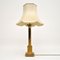 Antique Neoclassical Style Brass Table Lamp 1