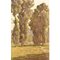 Pintura de paisaje antigua, siglo XIX, óleo sobre lienzo, Imagen 4