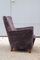 Italienischer Sessel aus schwarzem Samt mit Holzfüßen, 1950er 4