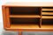 Danish Sculpted Teak Sideboard or Credenza with Tambour Doors by Dyrlund, Image 8