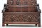 Antique French Renaissance Carved Oak Hall Bench with Lions, 1900 14