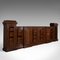 Huge Antique English Victorian Glazed Bookcase in Mahogany, 1880s, Image 2