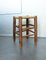 Mid-Century French Straw Stool in the Style of Charlotte Perriand 3
