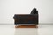 Vintage Leather Armchair with Steel Frame and Wooden Skids, 1960s 4