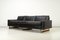 Mid-Century Leather Sofa on Teak Skids, 1960s, Image 1