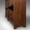 Large Vintage English Oak Bookcase, 1950 10