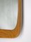 Specchio da parete in teak, pelle e ottone, Scandinavia, anni '60, Immagine 11