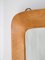 Scandinavian Organic Shaped Teak, Leather & Brass Wall Mirror, 1960s 8