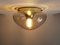 Lampada da soffitto in vetro di Dijkstra Lampen, Paesi Bassi, anni '60, Immagine 6