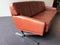 Scandinavian 4-Seat Sofa in Red-Brown Leather, 1960s, Image 6