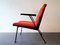 Fauteuil Oase Rouge avec Accoudoirs par Wim Rietveld pour Ahrend De Cirkel 2