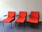 Red Oase Lounge Chair with Armrests by Wim Rietveld for Ahrend De Cirkel 6