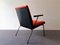 Red Oase Lounge Chair with Armrests by Wim Rietveld for Ahrend De Cirkel 3