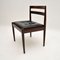 Vintage Danish Wood & Leather Chair, Image 3