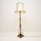 Antique Solid Brass Rise & Fall Floor Lamp, Image 1