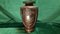 Antique Japanese Bronze Vase with Eagle & Samurai, Late 19th Century 1