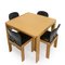 Chaises 121 & Table de Salle à Manger Extensible 778 par Tobia & Afra Scarpa pour Cassina, 1960s, Set de 5 1