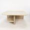 Mid-Century Italian Travertine Coffee Table, 1980s, Image 1