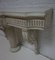 Antique French Carved Wooden Console Table with Center Column 14