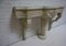 Antique French Carved Wooden Console Table with Center Column 15