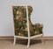 19th Century Gustavian Style White Lounge Chair by Petersen, Denmark 10