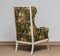 19th Century Gustavian Style White Lounge Chair by Petersen, Denmark, Image 10