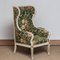 19th Century Gustavian Style White Lounge Chair by Petersen, Denmark 3