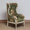 19th Century Gustavian Style White Lounge Chair by Petersen, Denmark, Image 3