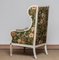 19th Century Gustavian Style White Lounge Chair by Petersen, Denmark, Image 7