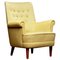Green Samsas Lounge Chair by Carl Malmsten for OH Sjogren, 1950s 1