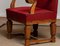 Tall 20th Century Throne Chairs in Carved Oak, Sweden, Set of 2 6