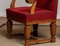 Tall 20th Century Throne Chairs in Carved Oak, Sweden, Set of 2, Image 6