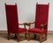 Tall 20th Century Throne Chairs in Carved Oak, Sweden, Set of 2 11