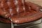 Lounge Chair in Chrome and Brown Cognac Leather from Lindlöfs, 1960s, Image 14