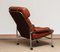 Fauteuil en Chrome et Cuir Cognac de Lindlöfs, 1960s 7