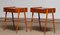 Tables de Chevet en Teck de Carlström & Co Mobelfabrik, Suède, 1950s, Set de 2 8