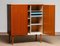 Scandinavian Teak Folding Door Cabinet, 1950s 9