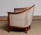 Mahogany and Taupe Velvet Lounge Chair from Bröderna Andersson, Sweden, 1960s, Image 8