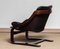 Black Leather Club or Lounge Chair by Ake Fribytter for Nelo Sweden, 1970s, Image 7