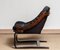 Black Leather Club or Lounge Chair by Ake Fribytter for Nelo Sweden, 1970s 8