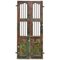 19th Century Indian Window or Door Shutters with Metal Bars, Set of 2 1